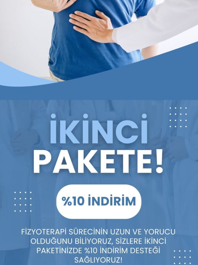 İkinci Fizyoterapi Paketinde %10 İndirim